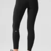 Alosoft 7/8 Highlight-tights med High-Waist – svart