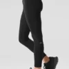 Alosoft 7/8 Highlight-tights med High-Waist – svart