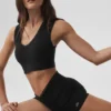 Alosoft Affection V-hals BH-tank – svart