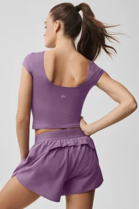 Alosoft Back for More T-skjorte – Plum Kiss