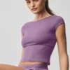 Alosoft Back for More T-skjorte – Plum Kiss