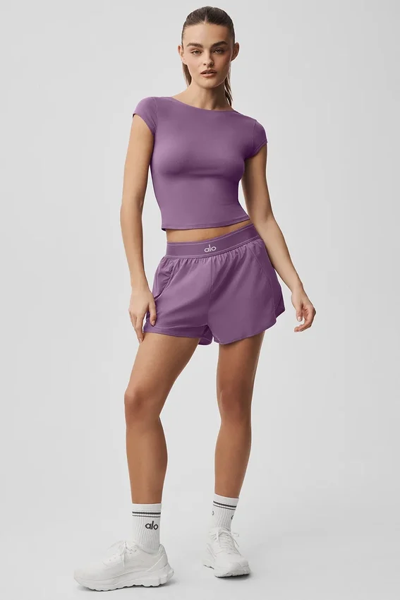 Alosoft Back for More T-skjorte – Plum Kiss