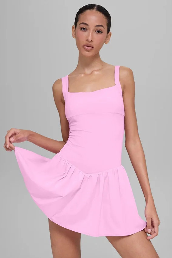 Alosoft Break Point tenniskjole – Candy Heart Pink