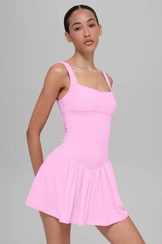 Alosoft Break Point tenniskjole – Candy Heart Pink