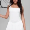 Alosoft Break Point tenniskjole – hvit