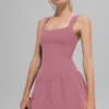 Alosoft Break Point tenniskjole – Pink Wild Rose