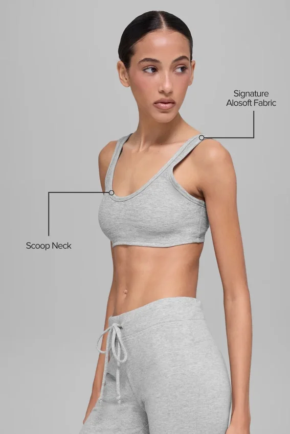 Alosoft Center Stage-BH – Athletic Heather Grey