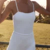 Alosoft Courtside tenniskjole – hvit