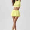 Alosoft Crop Finesse kortærmet – Sunshine