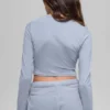 Alosoft Crop Finesse langermet – Winter Frost