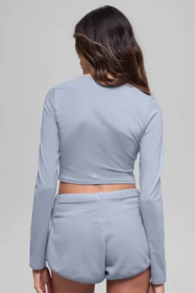 Alosoft Crop Finesse langermet – Winter Frost