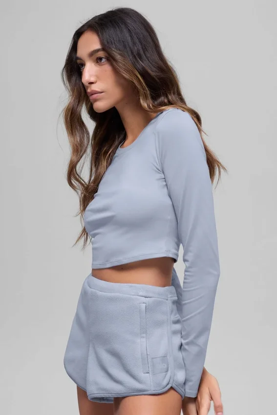 Alosoft Crop Finesse langermet – Winter Frost