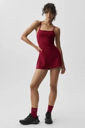 Alosoft Encore tenniskjole – Summer Romance Red