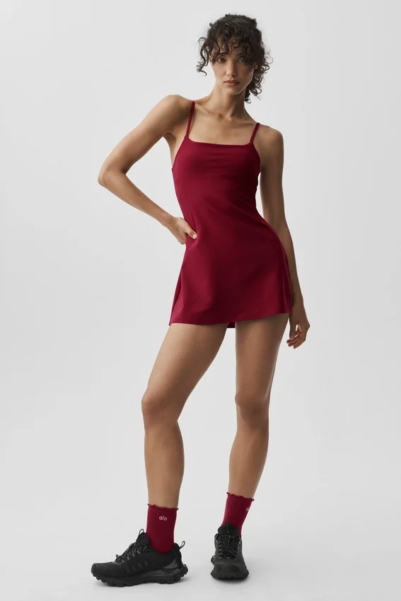 Alosoft Encore tenniskjole – Summer Romance Red
