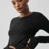 Alosoft Finesse langermet – svart