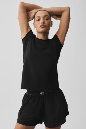 Alosoft Finesse-T-skjorte – svart