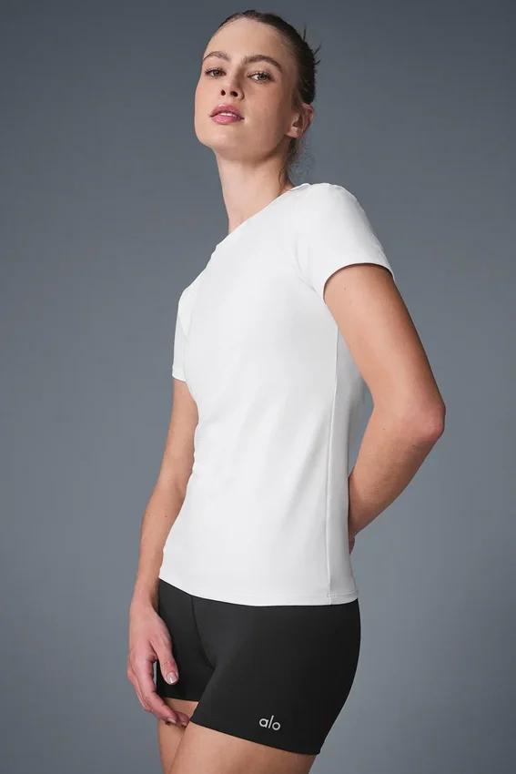 Alosoft Finesse Tee – Hvit