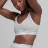 Alosoft Heart Throb-BH – Athletic Heather Grey/White