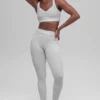 Alosoft Heart Throb-BH – Athletic Heather Grey/White