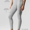 Alosoft High-Waist 7/8 Better Together Tights – Athletic Heather Grey