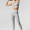Alosoft High-Waist 7/8 Better Together Tights – Athletic Heather Grey