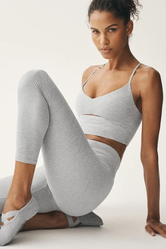 Alosoft High-Waist 7/8 Highlight Tight – Athletic Heather Grey