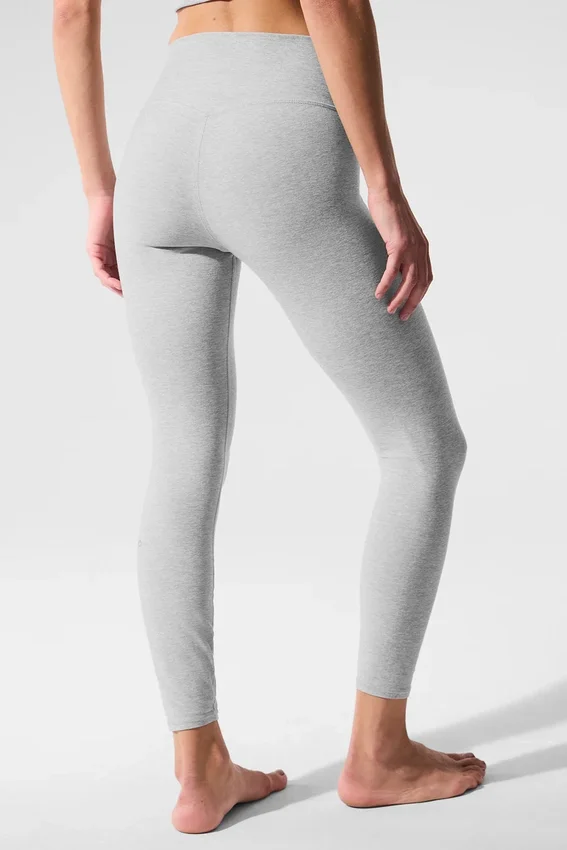 Alosoft High-Waist 7/8 Highlight Tight – Athletic Heather Grey