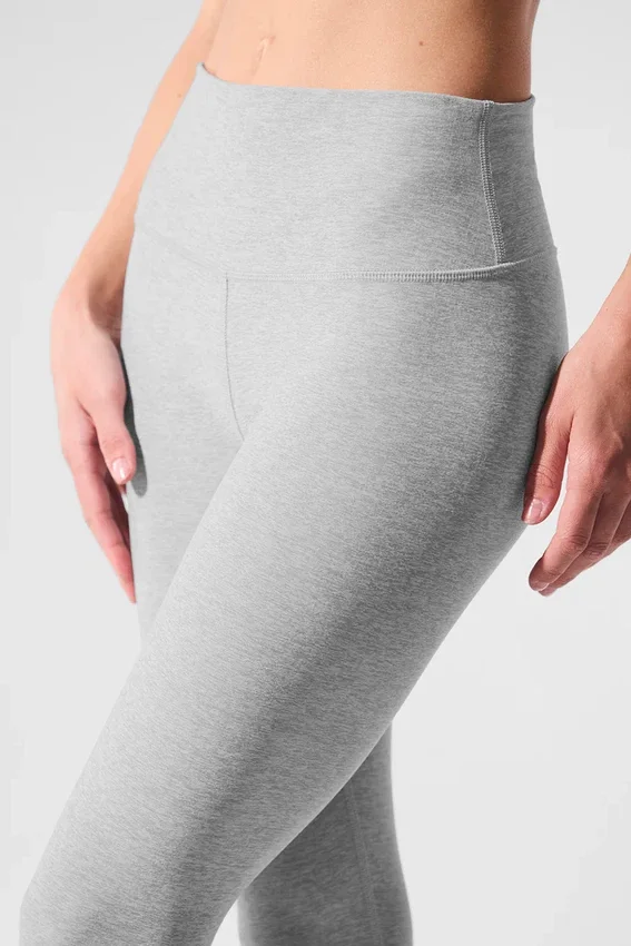 Alosoft High-Waist 7/8 Highlight Tight – Athletic Heather Grey