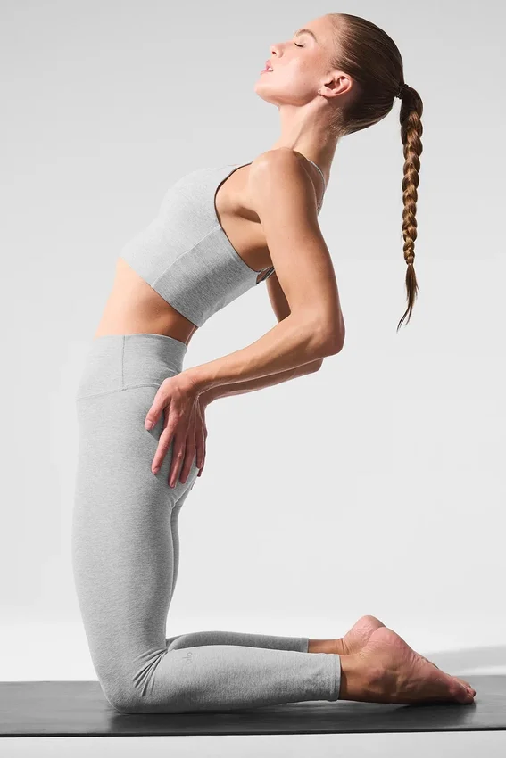 Alosoft High-Waist 7/8 Highlight Tight – Athletic Heather Grey