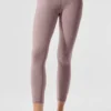 Alosoft High-Waist 7/8 Highlight Tights – mørkrosa Quartz Heather