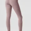Alosoft High-Waist 7/8 Highlight Tights – mørkrosa Quartz Heather