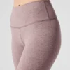 Alosoft High-Waist 7/8 Highlight Tights – mørkrosa Quartz Heather