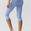 Alosoft High-Waist Iconic 90'S Capri – lys provenceblå