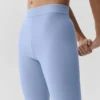 Alosoft High-Waist Iconic 90'S Capri – lys provenceblå