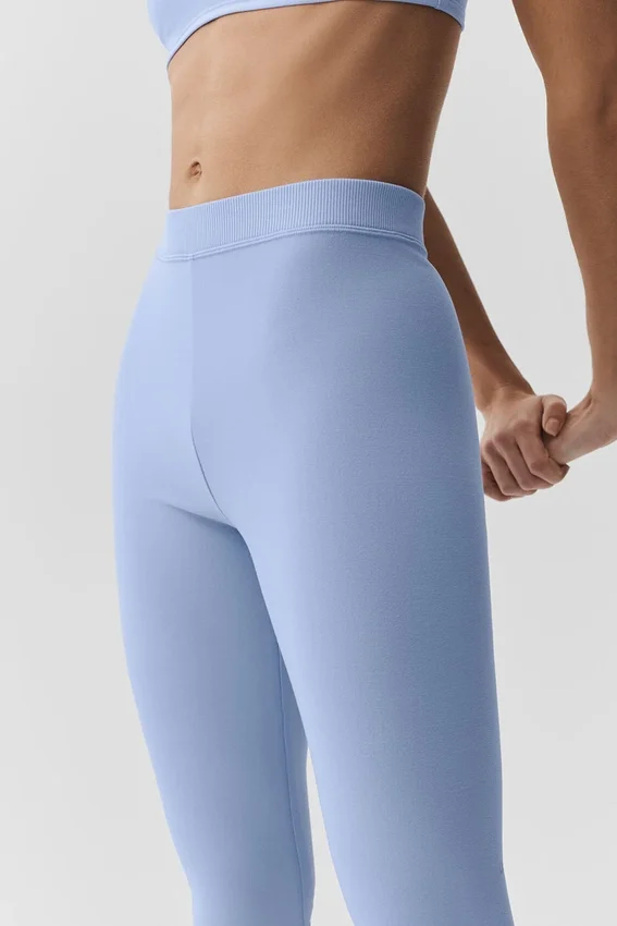 Alosoft High-Waist Iconic 90'S Capri – lys provenceblå