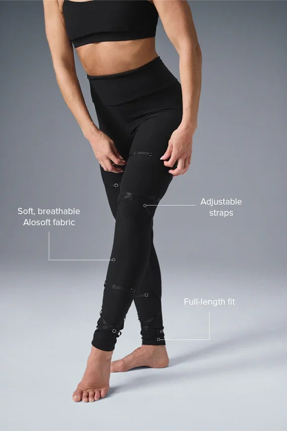 Alosoft High-Waist Spotlight Tights – svart