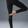 Alosoft High-Waist Sunray Legging – svart/hvit