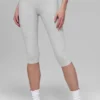 Alosoft Iconic 90'S Capri med High-Waist – Athletic Heather Grey