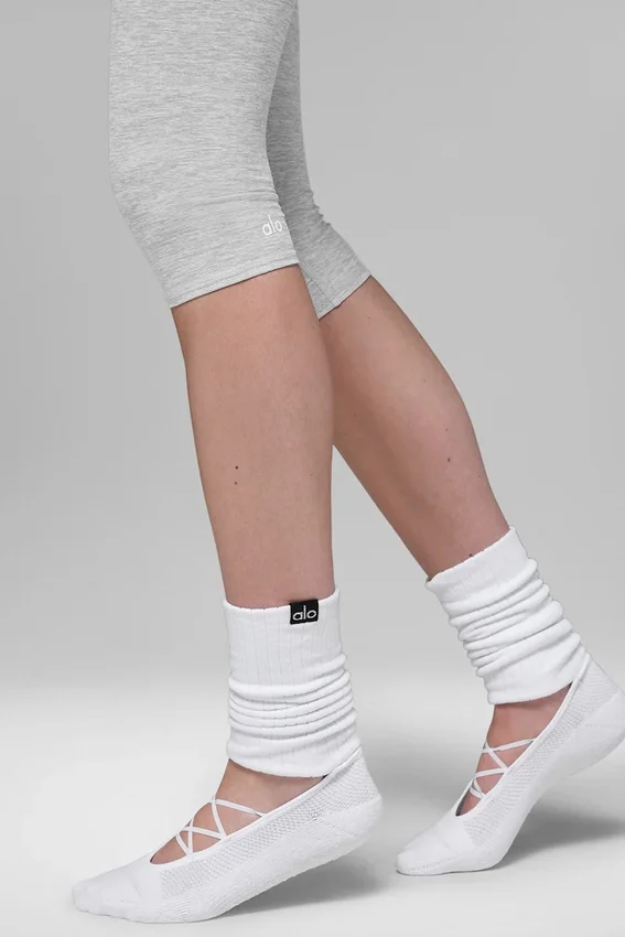 Alosoft Iconic 90'S Capri med High-Waist – Athletic Heather Grey