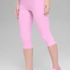Alosoft Iconic 90'S Capri med High-Waist – Candy Heart Pink