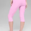 Alosoft Iconic 90'S Capri med High-Waist – Candy Heart Pink