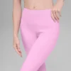 Alosoft Iconic 90'S Capri med High-Waist – Candy Heart Pink