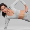 Alosoft Intuition langermet BH – Athletic Heather Grey