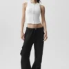 Alosoft Level up Full Zip Tank – hvit