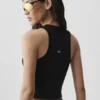 Alosoft Level up Full Zip Tank – Svart