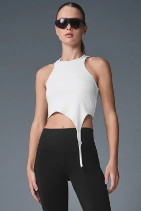Alosoft Ribbed Revelation Tank – Hvit
