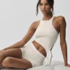 Alosoft Ribbed Revelation Tank – Oat Milk