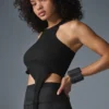 Alosoft Ribbed Revelation Tank – Svart