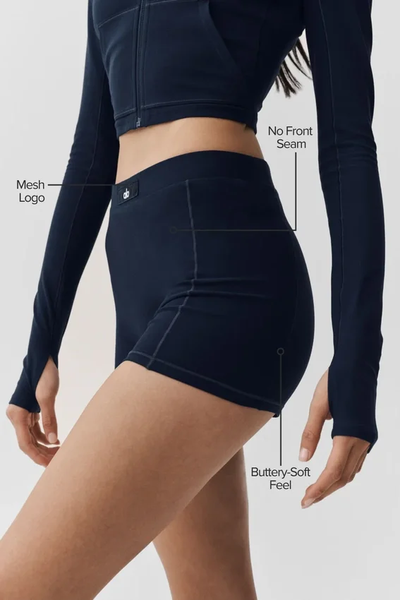 Alosoft Sincere Micro Shorts – marineblå