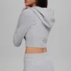 Alosoft Sincere tettsittende jakke – Athletic Heather Grey